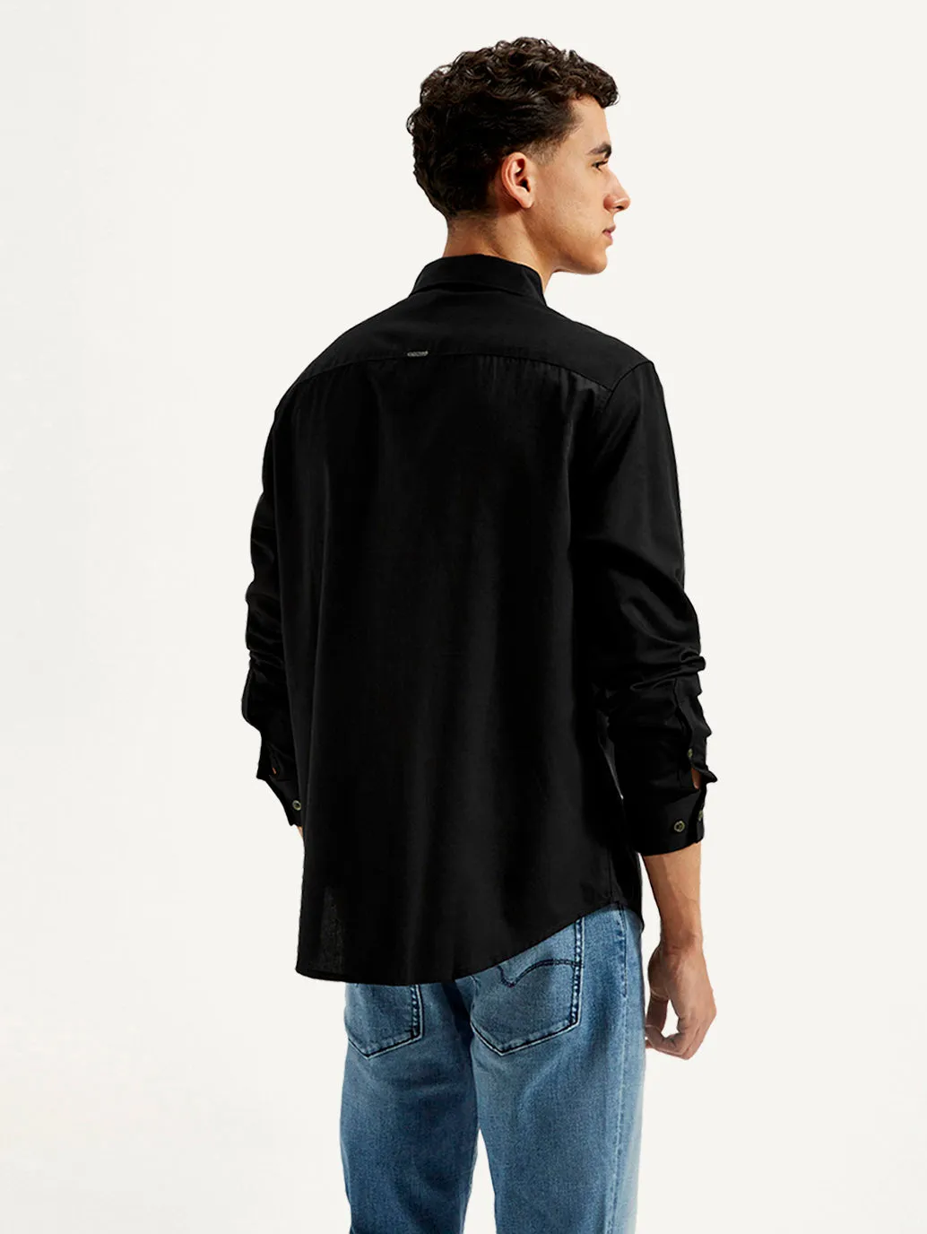 Men's Solid Slim Fit Shirt
