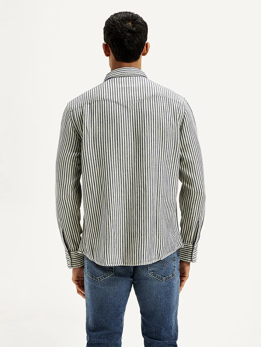 Men's Striped Slim Fit Shirt