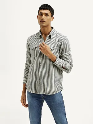 Men's Striped Slim Fit Shirt