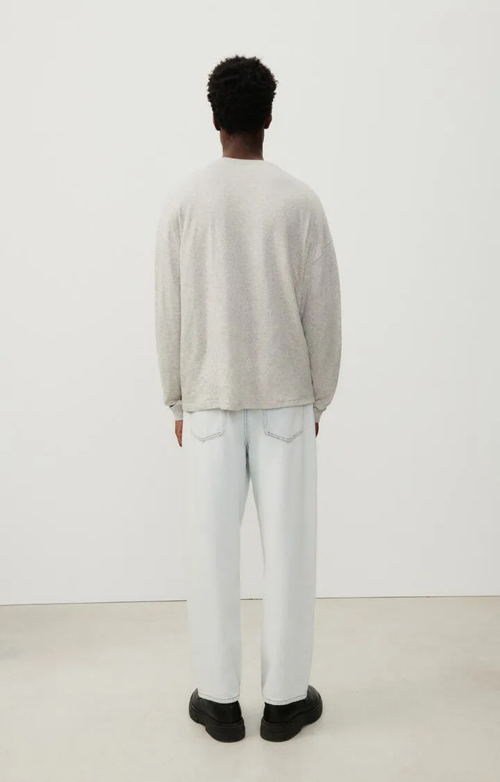 MEN'S T-SHIRT RUZY - GRIS CLAIR CHINE