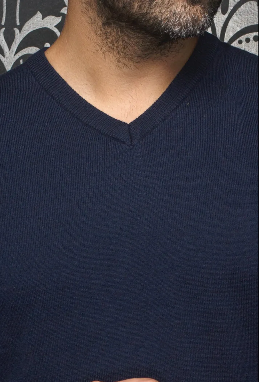 MERINO WOOL SWEATER | SAXONY, NAVY
