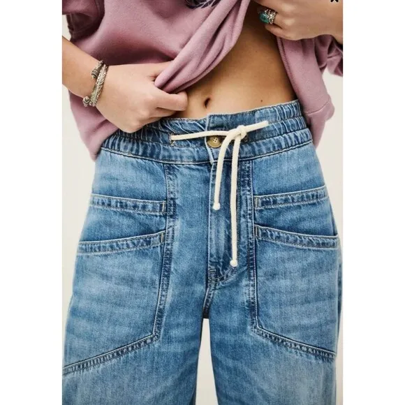 Mima Elastic Waist Jeans $235 Sz US 2
