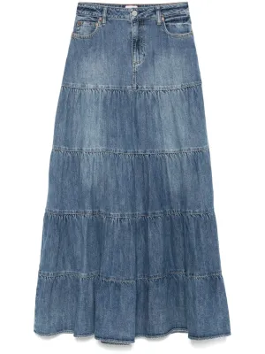 Mindy denim maxi skirt