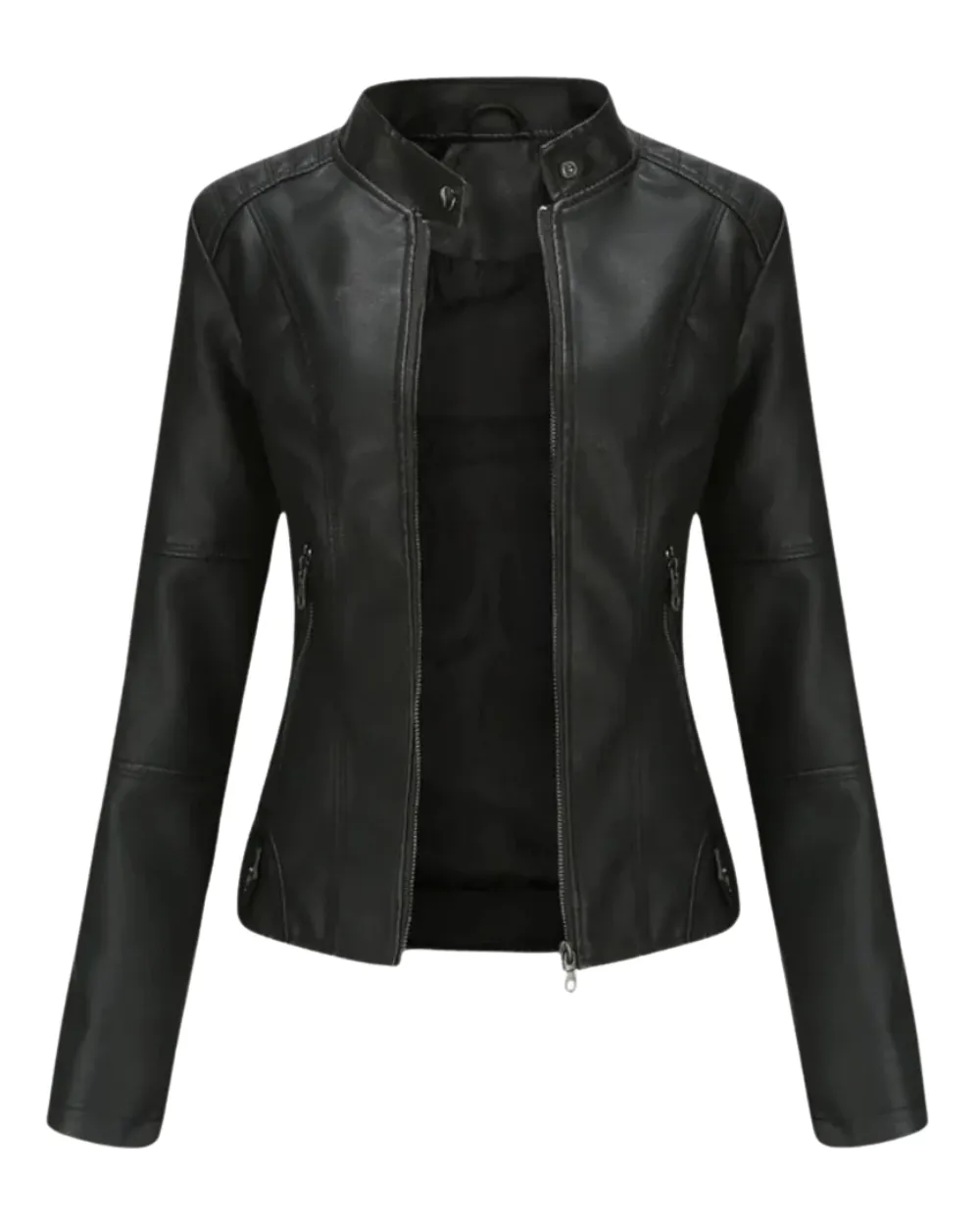 Mingkay | Elegant Leather Jacket