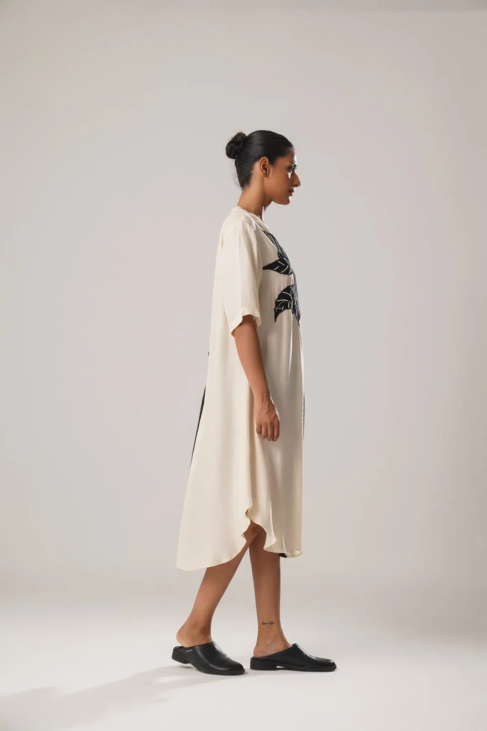 MJ BOX PLEAT DRESS