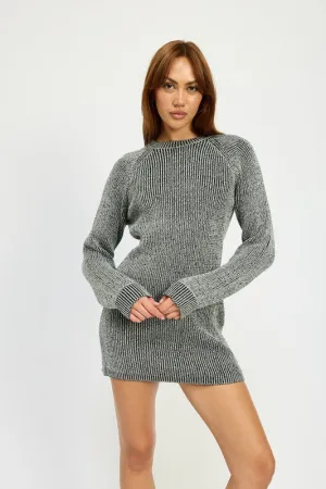 Mock Mini Dress