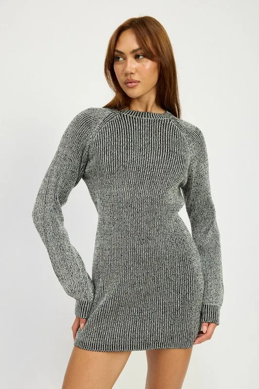 Mock Mini Dress