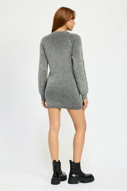 Mock Mini Dress