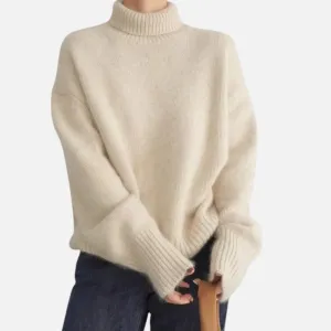 Monacogents | Oversized Cashmere Turtleneck Sweater