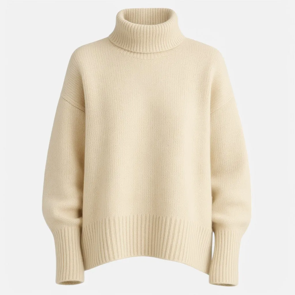 Monacogents | Oversized Cashmere Turtleneck Sweater