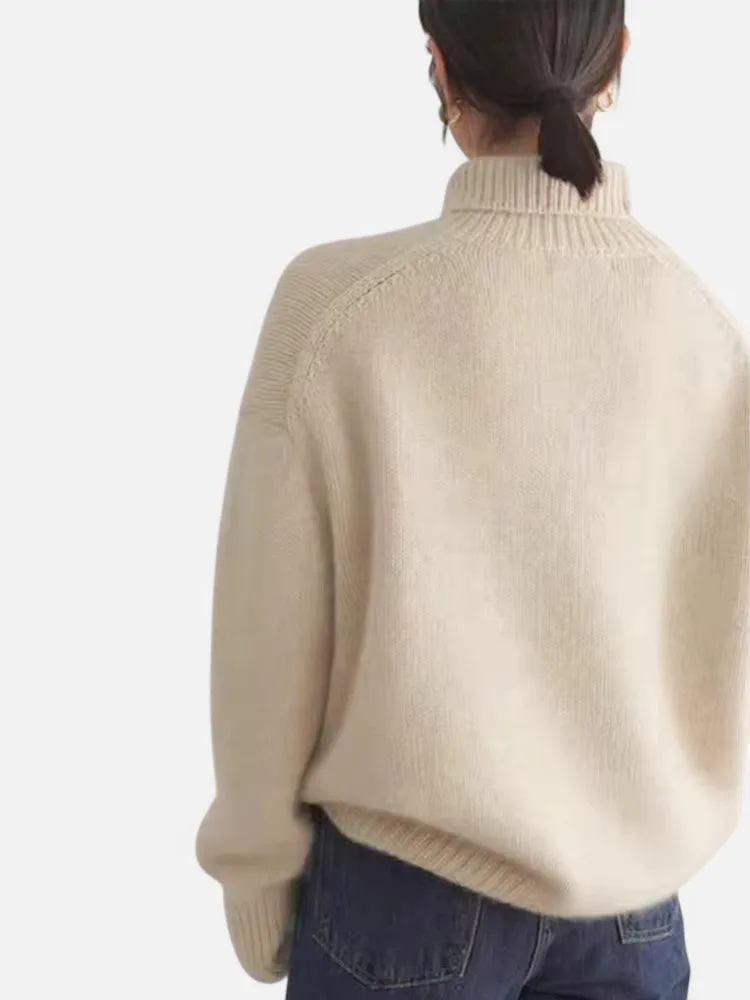 Monacogents | Oversized Cashmere Turtleneck Sweater