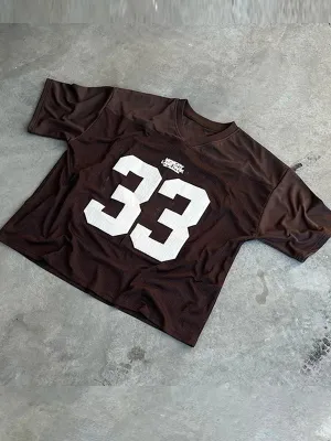Multicolored Y2k Print Oversized Short Sleeve Shirt