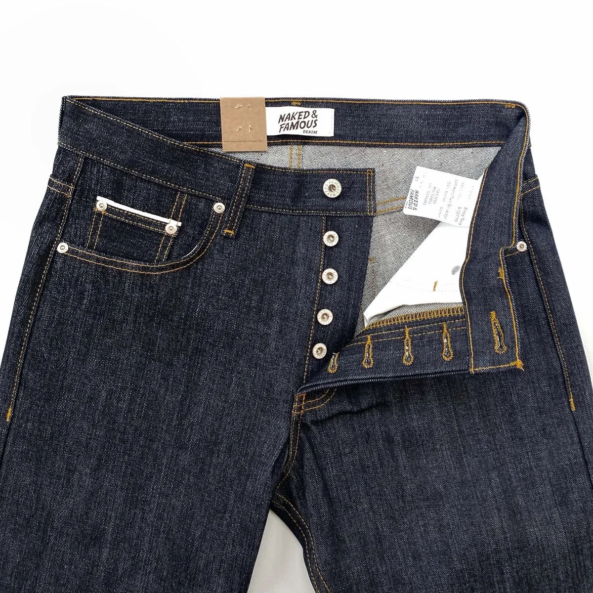 Naked & Famous Denim Left Hand Twill Selvedge - Easy Guy Jeans