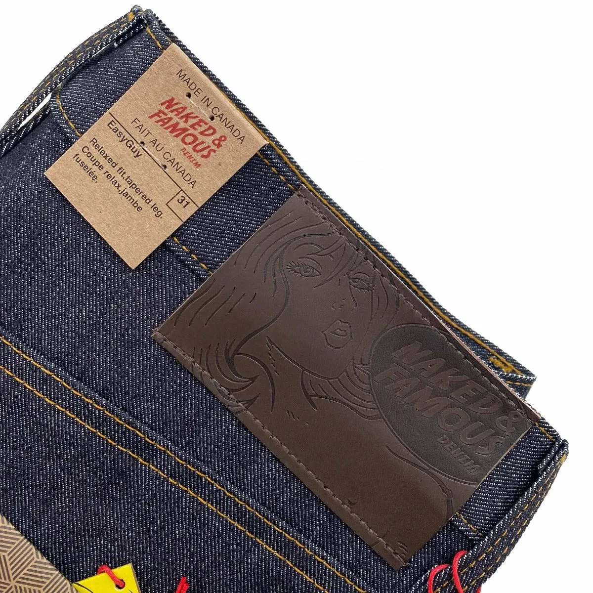 Naked & Famous Denim Left Hand Twill Selvedge - Easy Guy Jeans