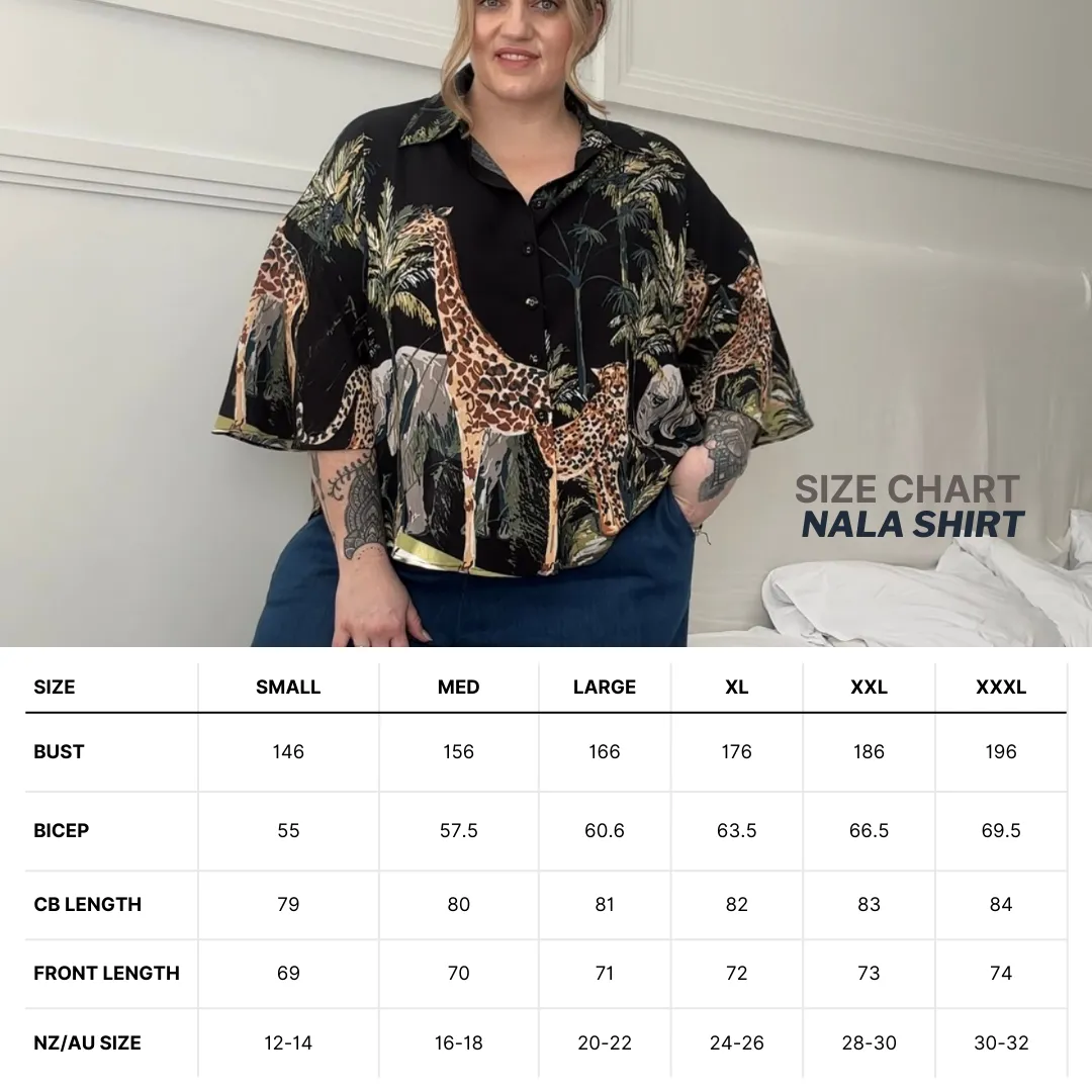 Nala Shirt - Safari Print