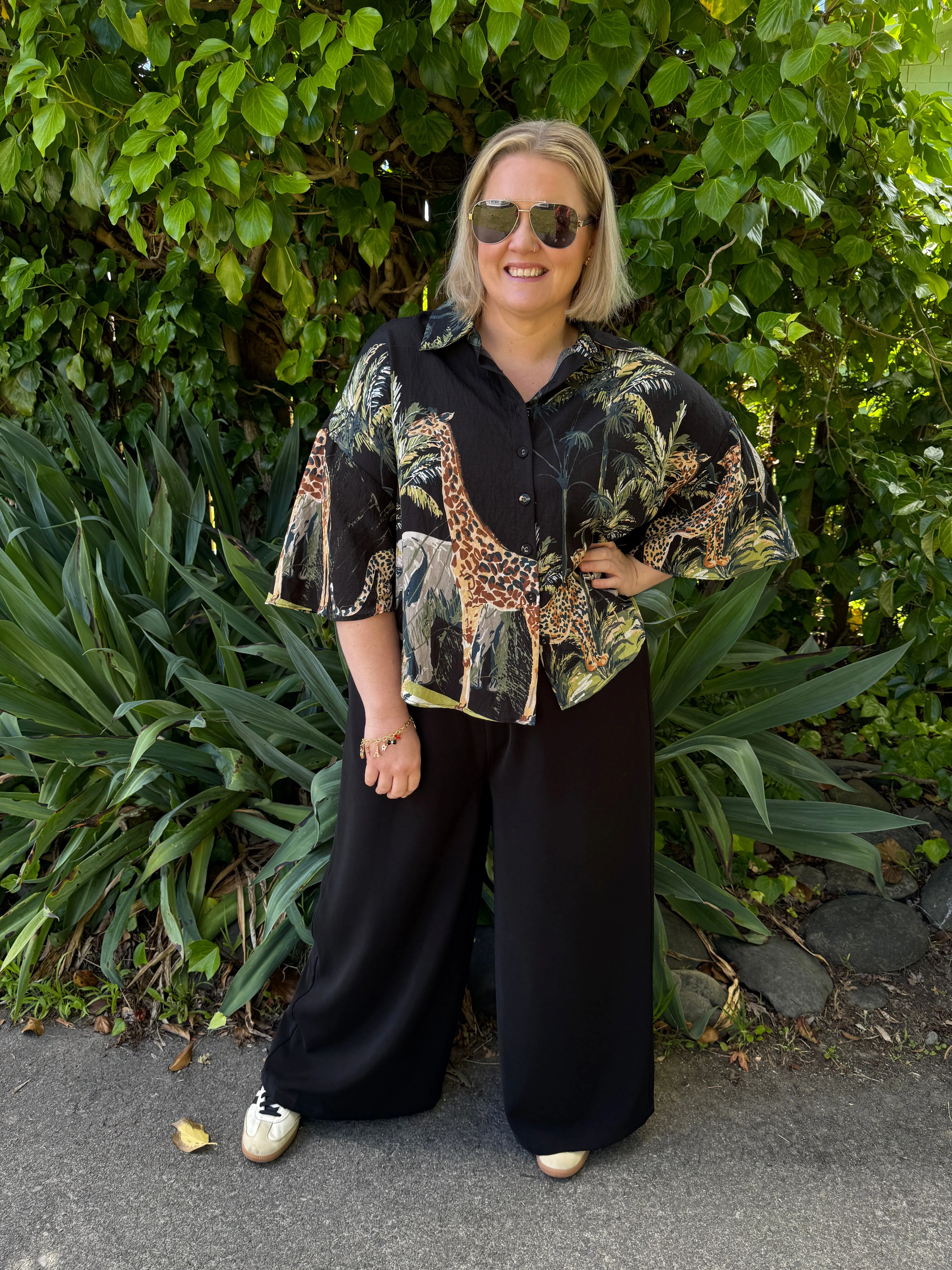 Nala Shirt - Safari Print