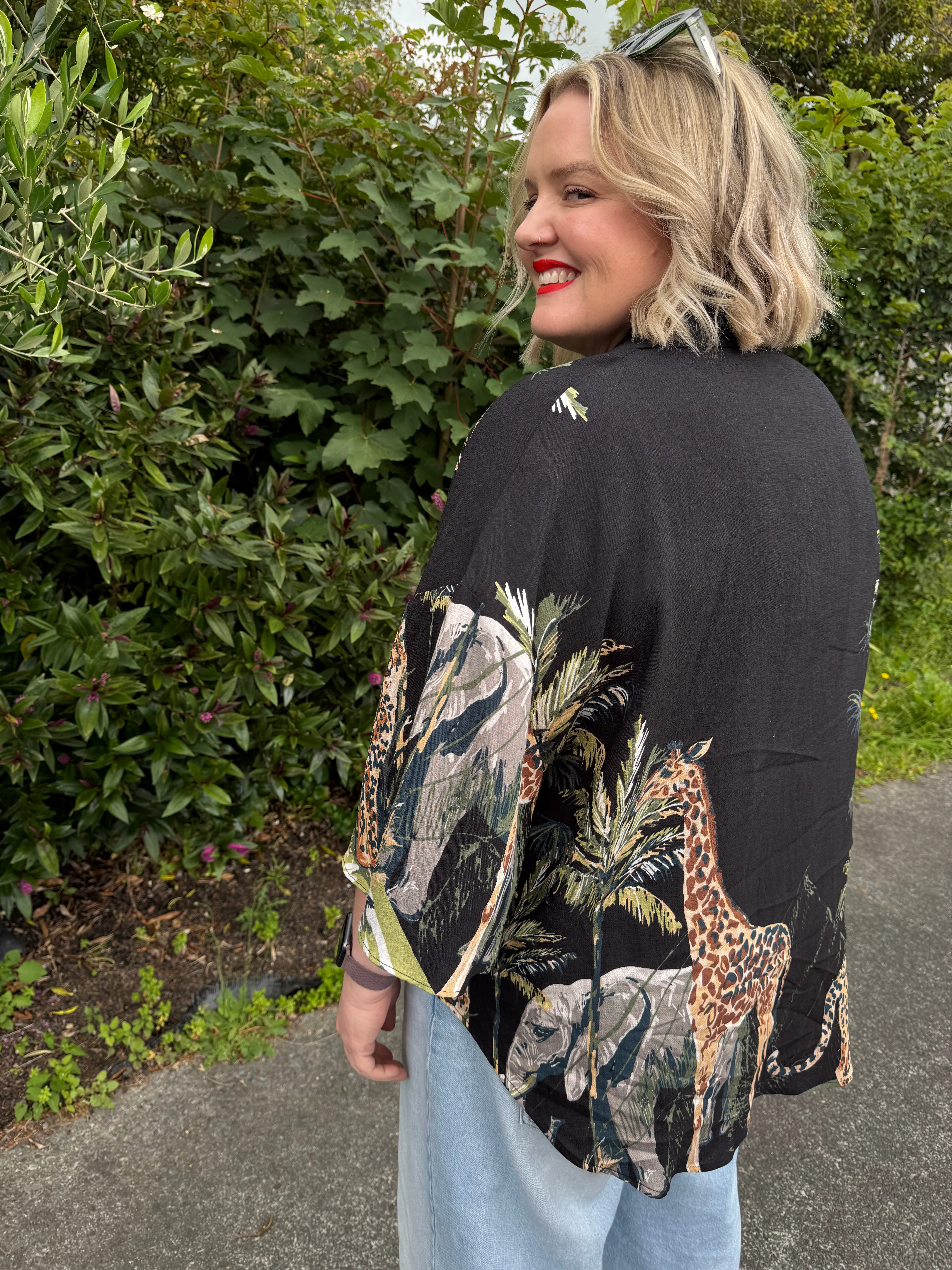 Nala Shirt - Safari Print