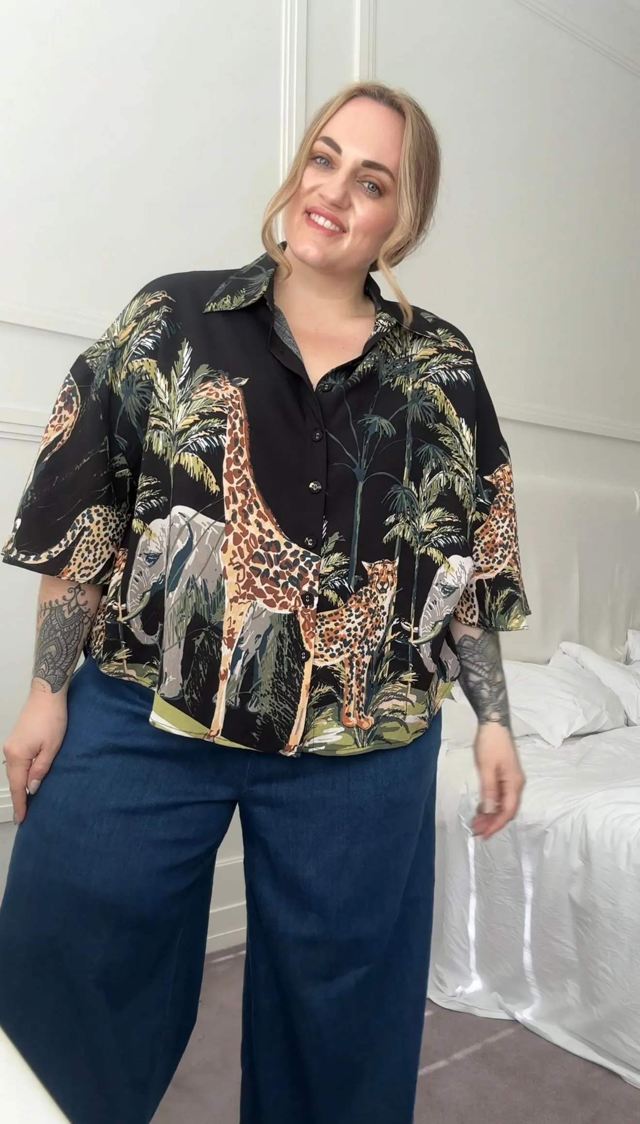 Nala Shirt - Safari Print