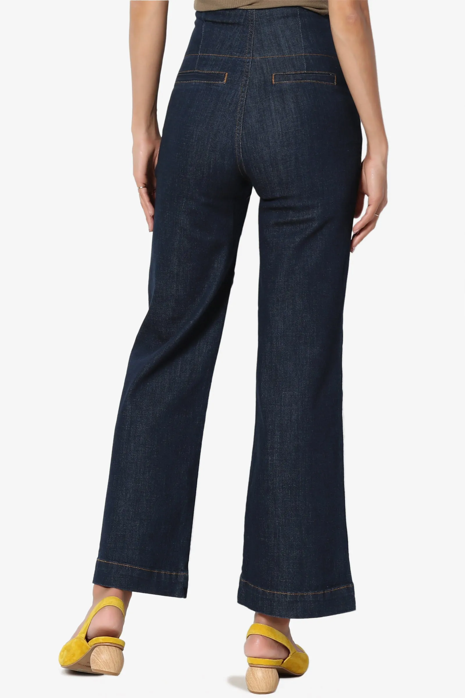 Namica High Waist Crop Culotte Jeans