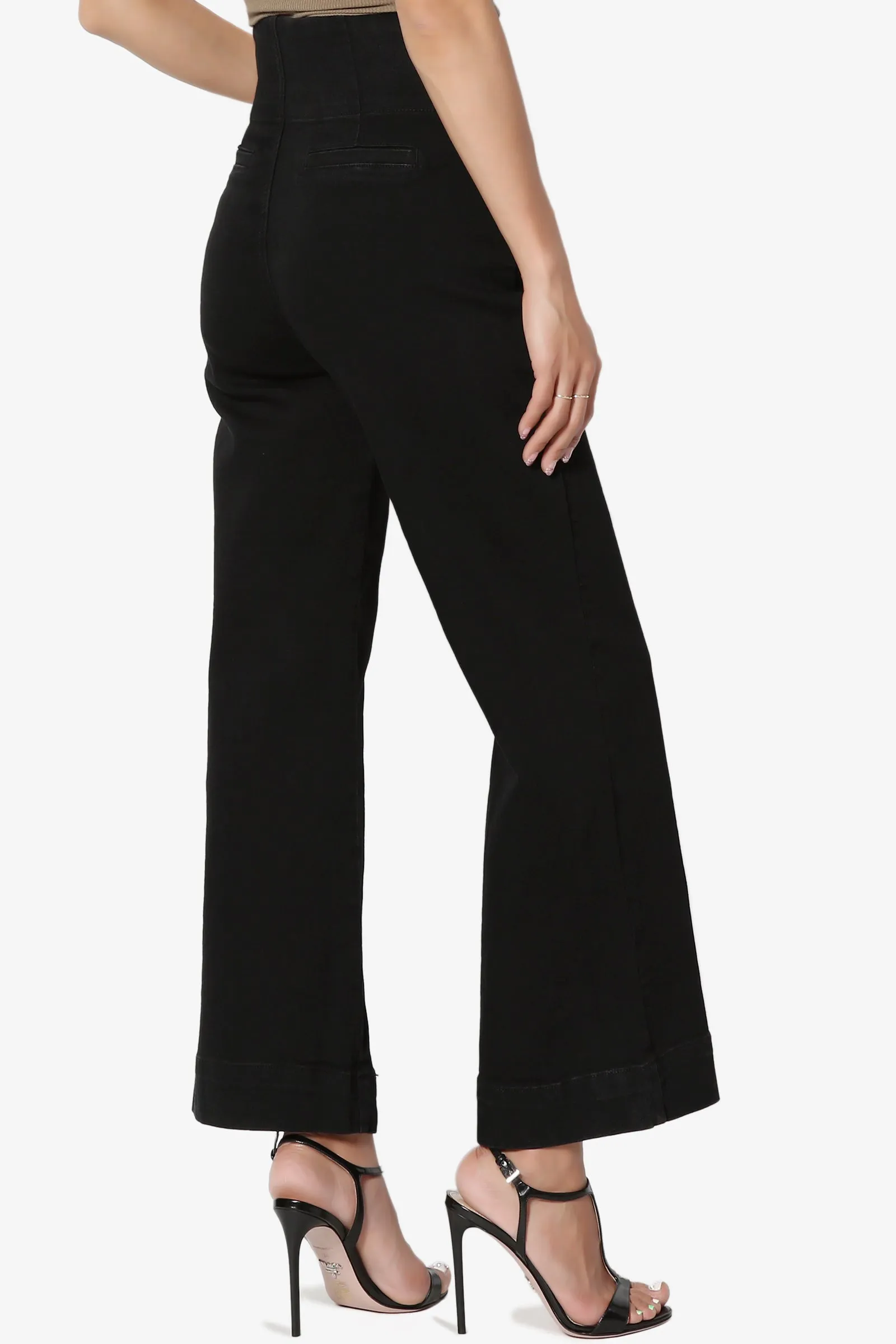 Namica High Waist Crop Culotte Jeans