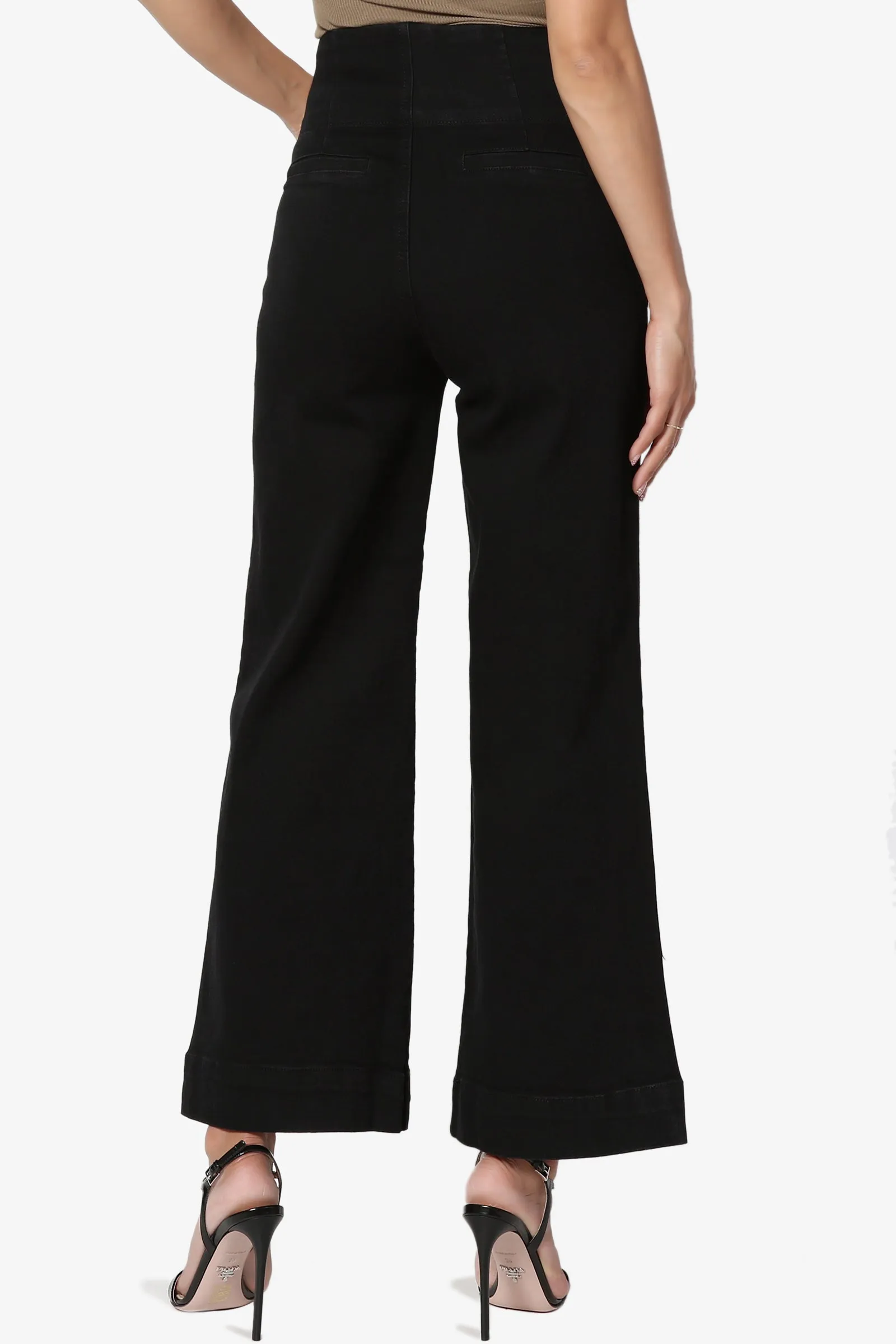Namica High Waist Crop Culotte Jeans