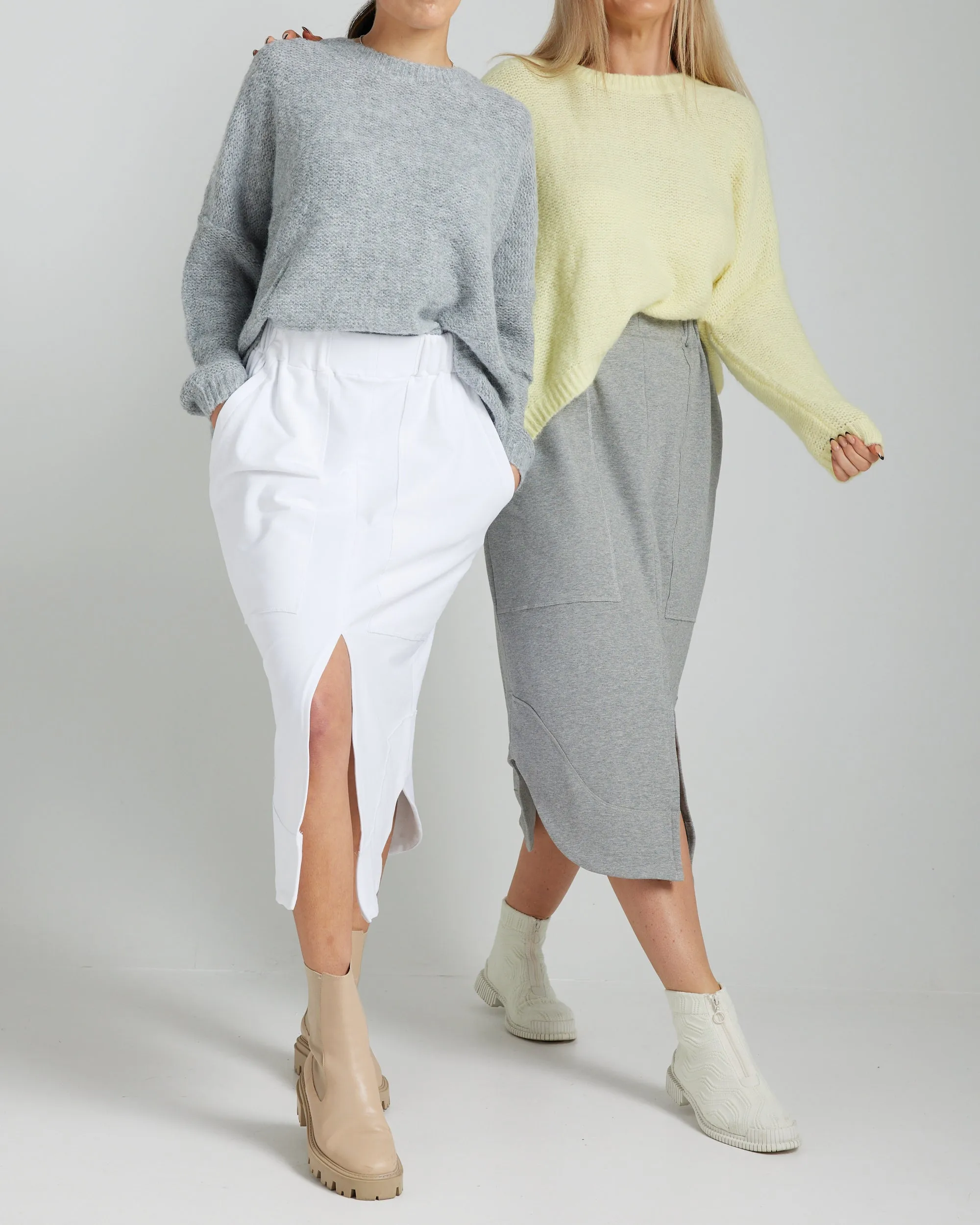 Natalie Beige Skirt
