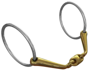Neue Schule Starter Loose Ring Snaffle Bit 70 mm rings