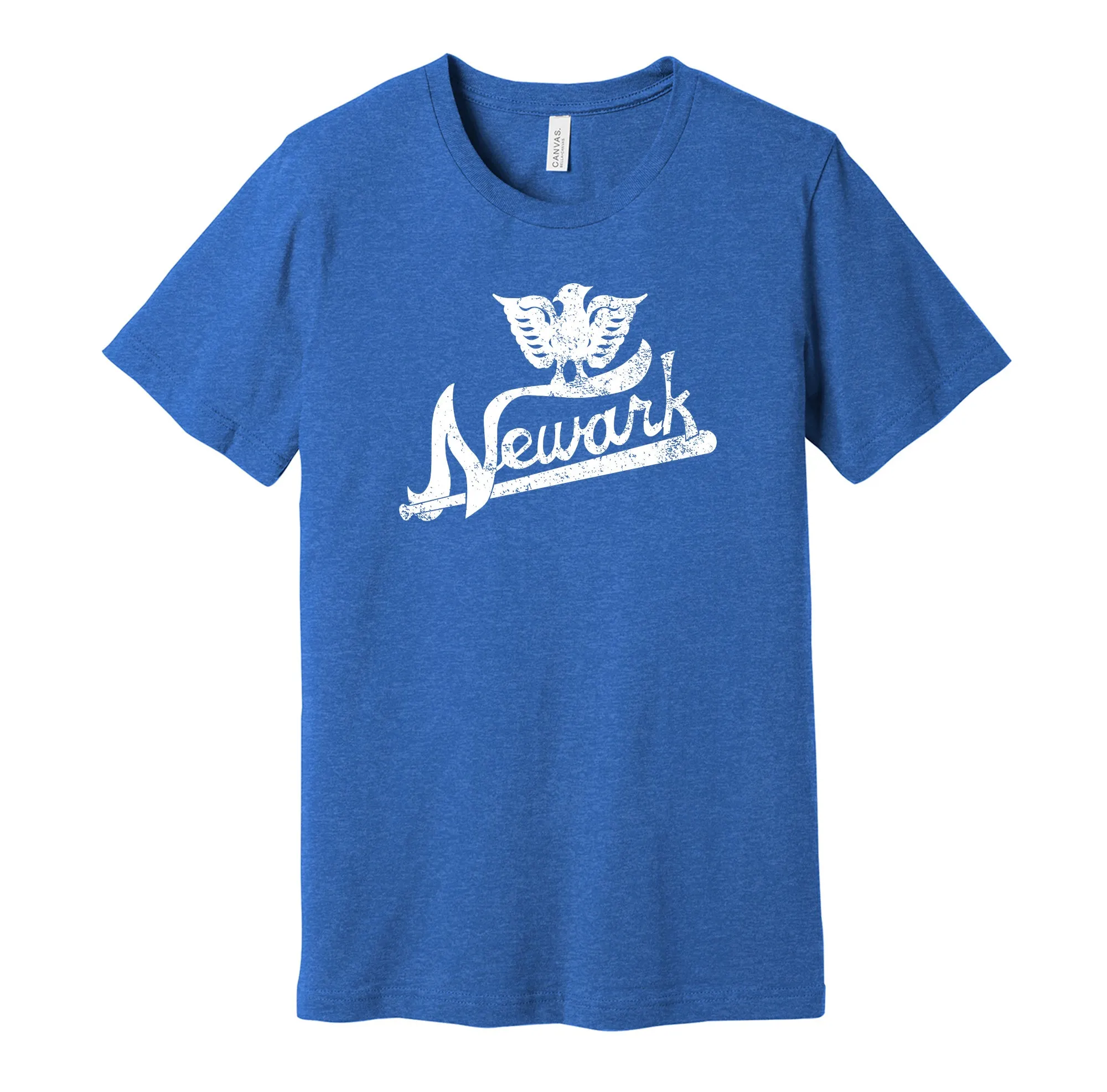 Newark Eagles Distressed Logo Shirt - Defunct Negro Baseball Team - Celebrate Black Heritage and History - Hyper Than Hype