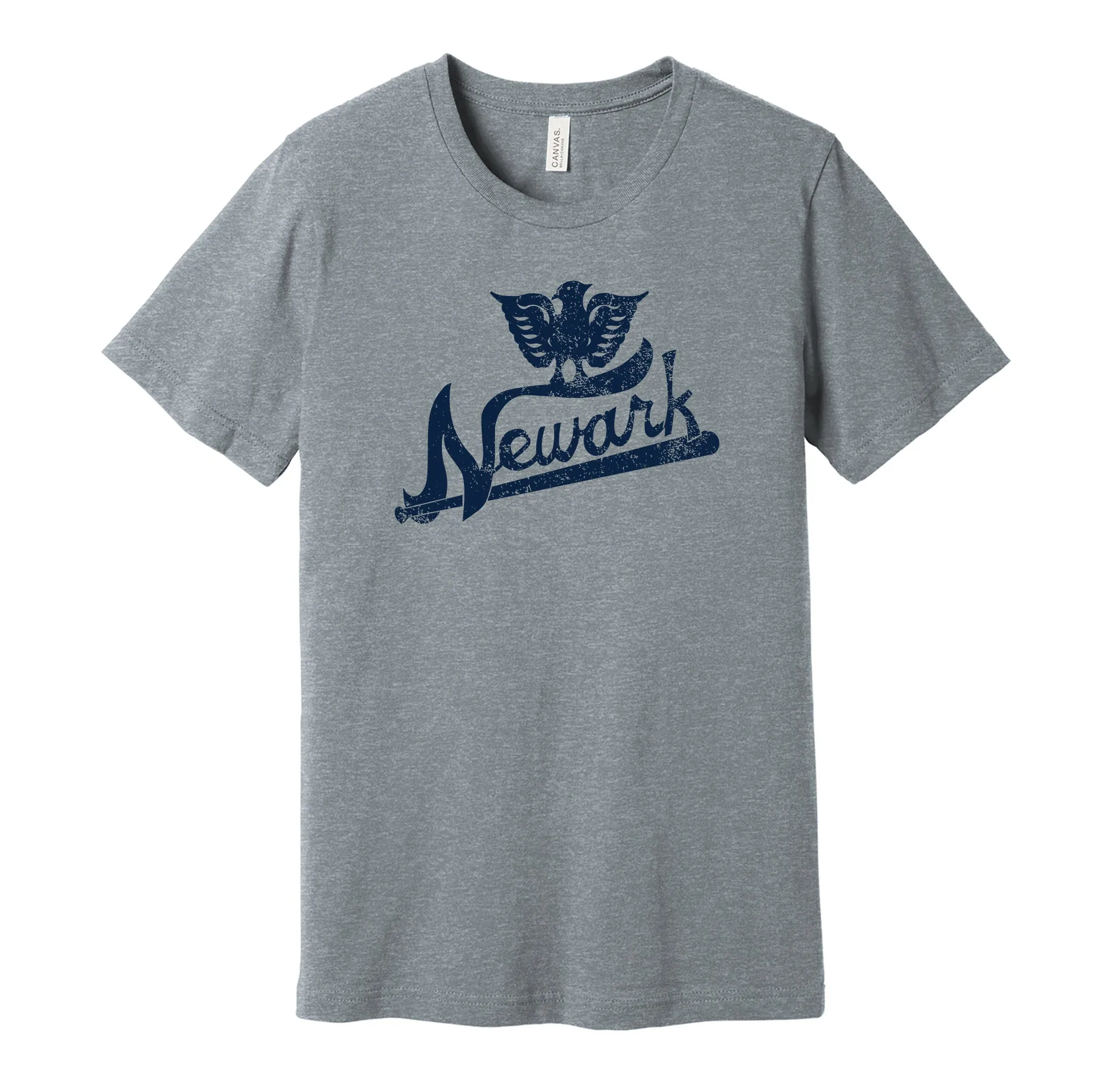 Newark Eagles Distressed Logo Shirt - Defunct Negro Baseball Team - Celebrate Black Heritage and History - Hyper Than Hype