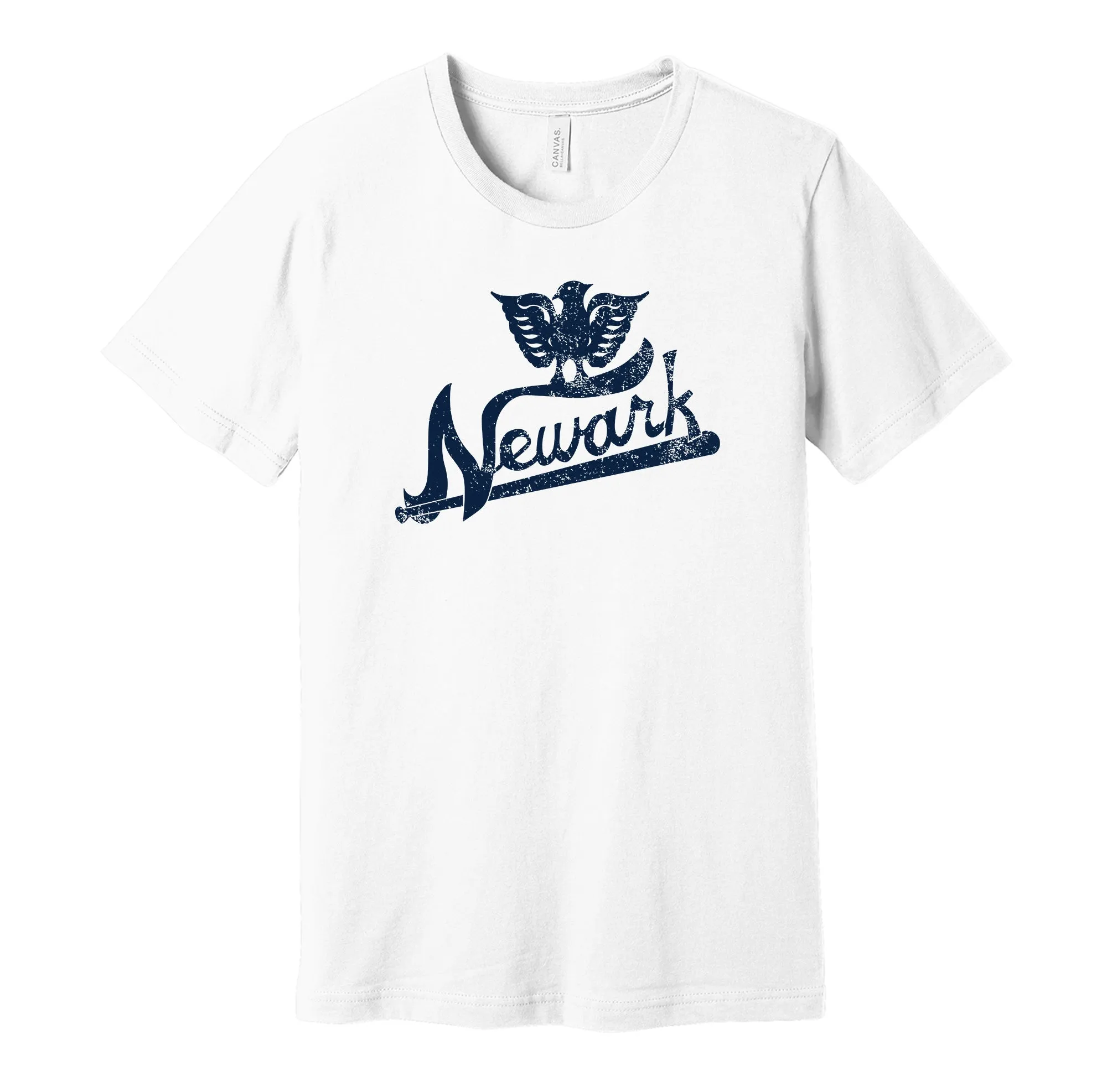Newark Eagles Distressed Logo Shirt - Defunct Negro Baseball Team - Celebrate Black Heritage and History - Hyper Than Hype
