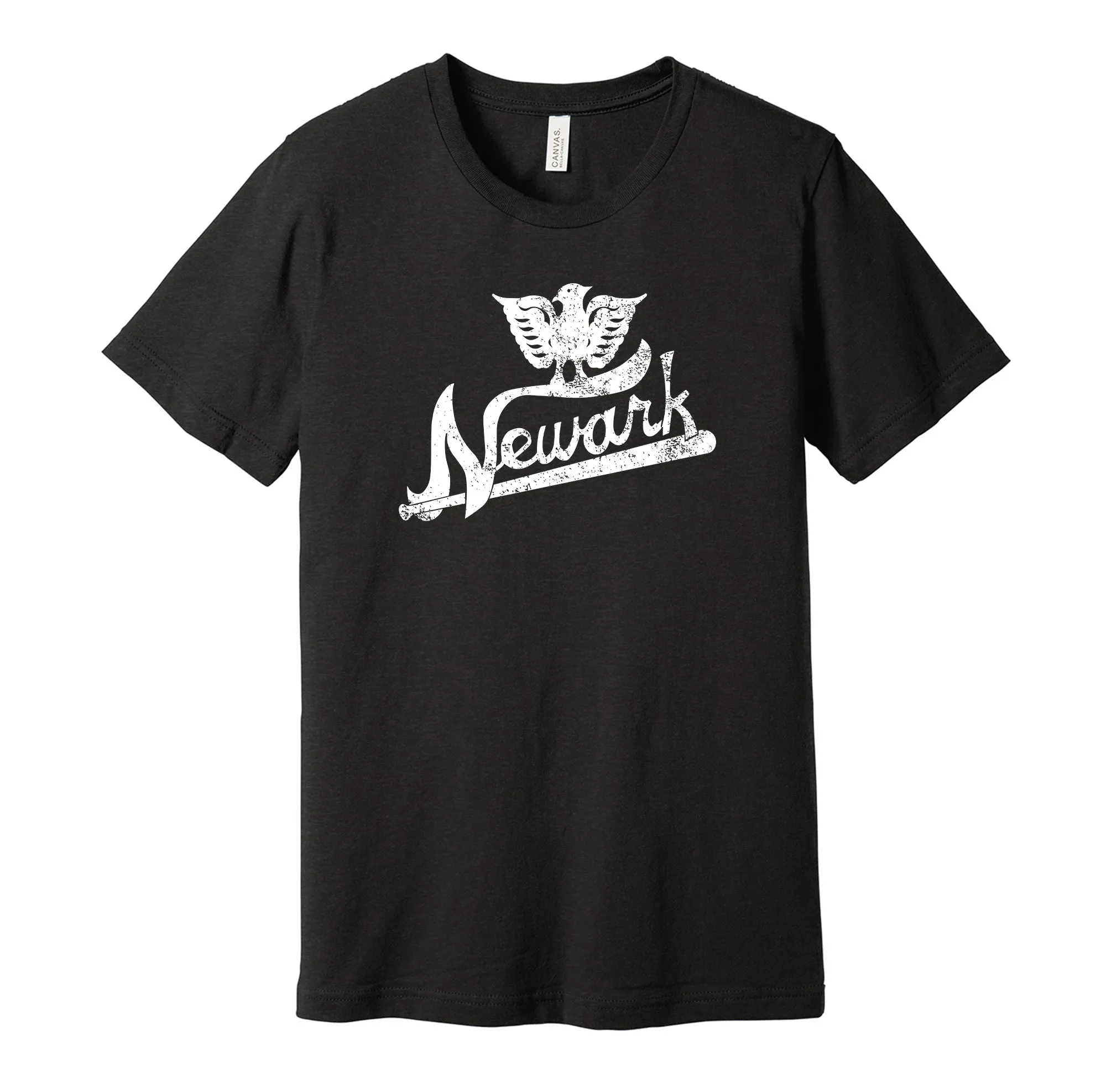 Newark Eagles Distressed Logo Shirt - Defunct Negro Baseball Team - Celebrate Black Heritage and History - Hyper Than Hype