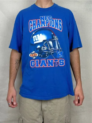 NFL Super Bowl New York Giants Vintage T-Shirt Size XL