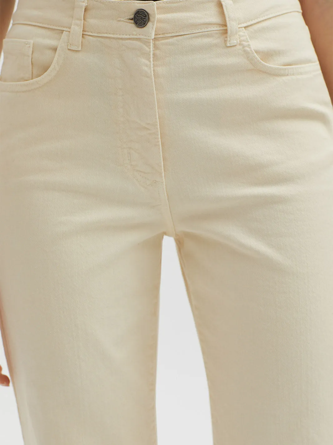 Nice Things Colorful Jeans - Ecru