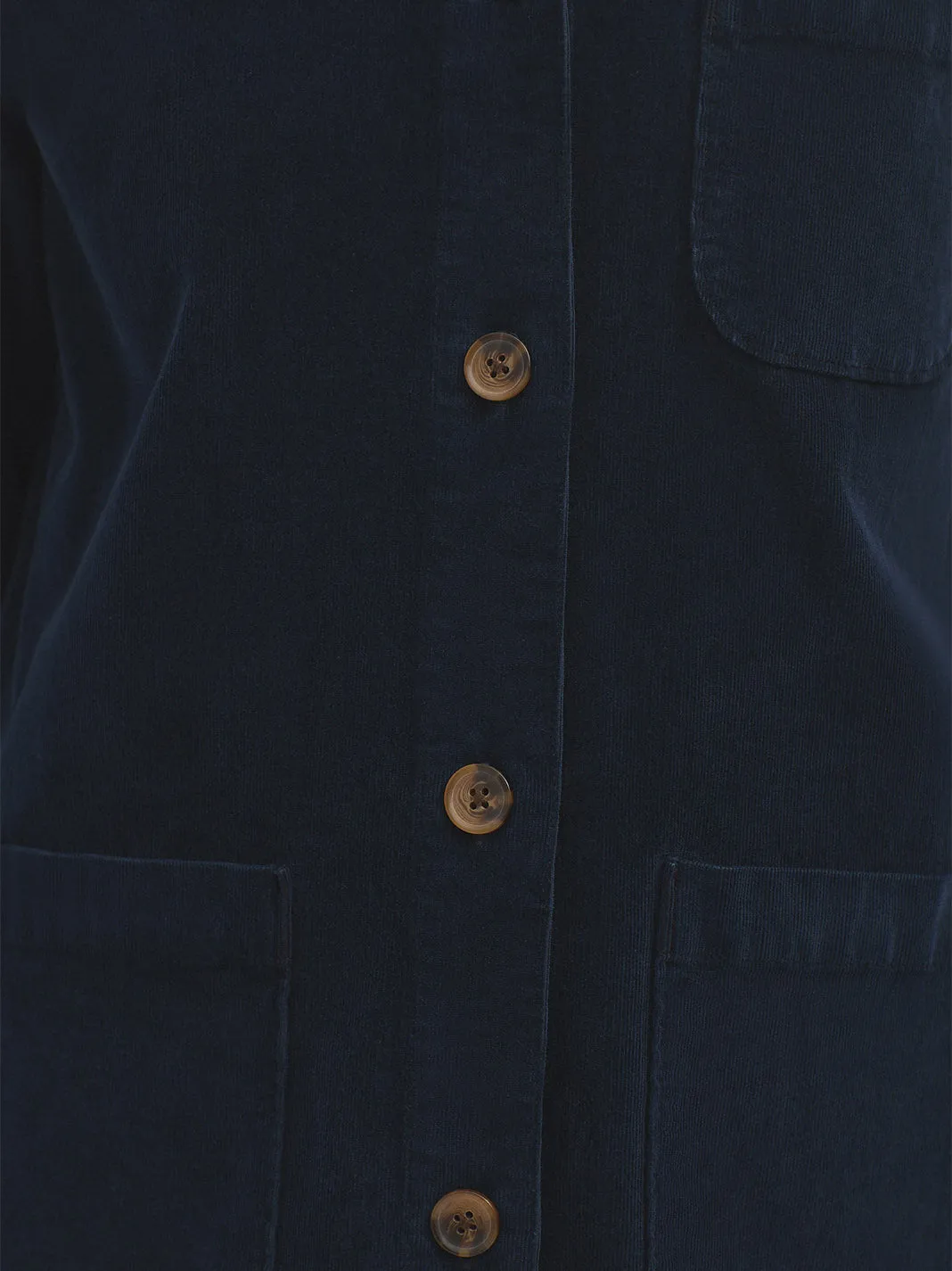 Nice Things Micro Cord Jacket - Navy