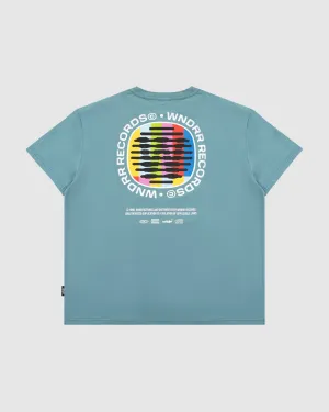 NO SIGNAL BOX FIT TEE - DUSK BLUE