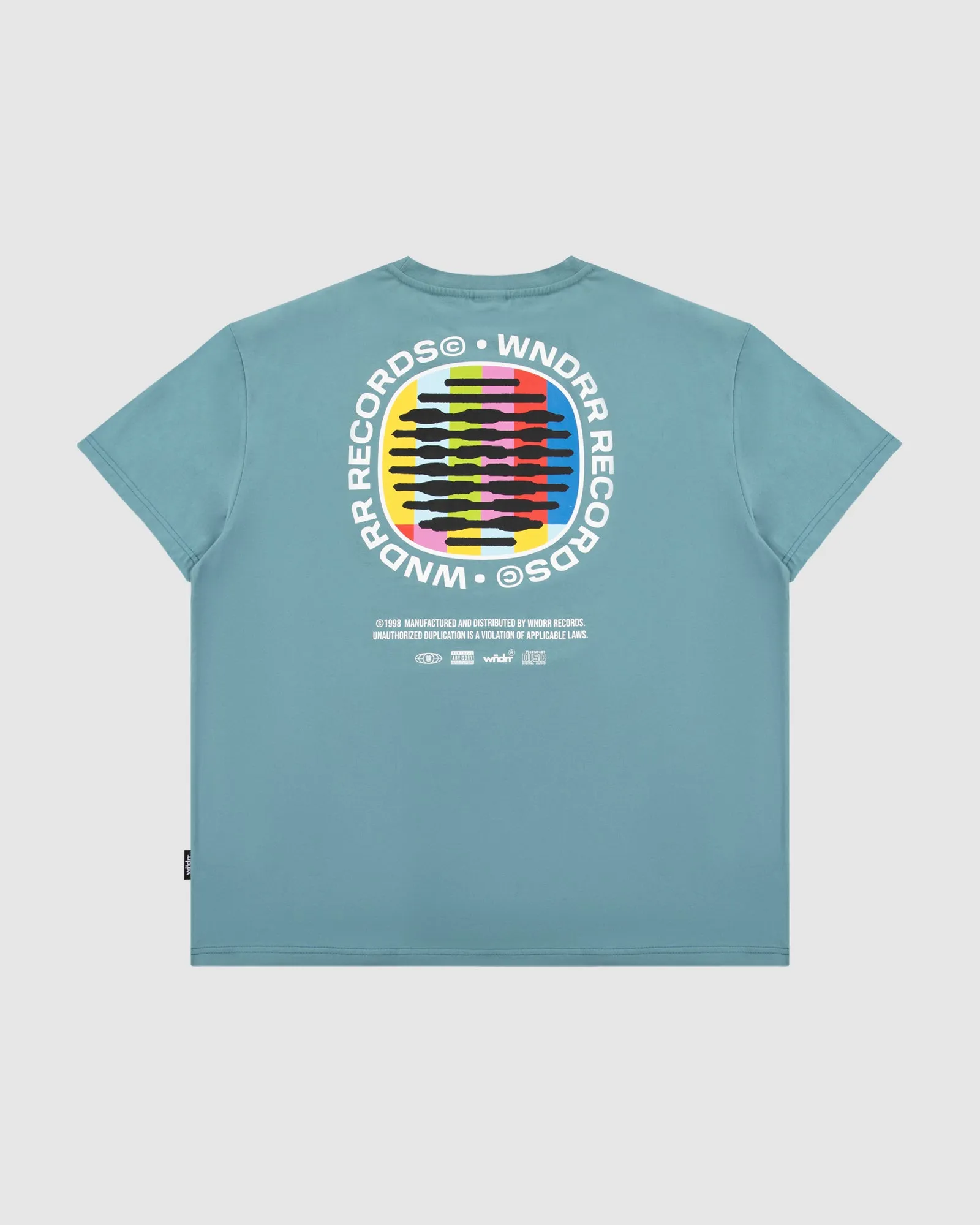 NO SIGNAL BOX FIT TEE - DUSK BLUE