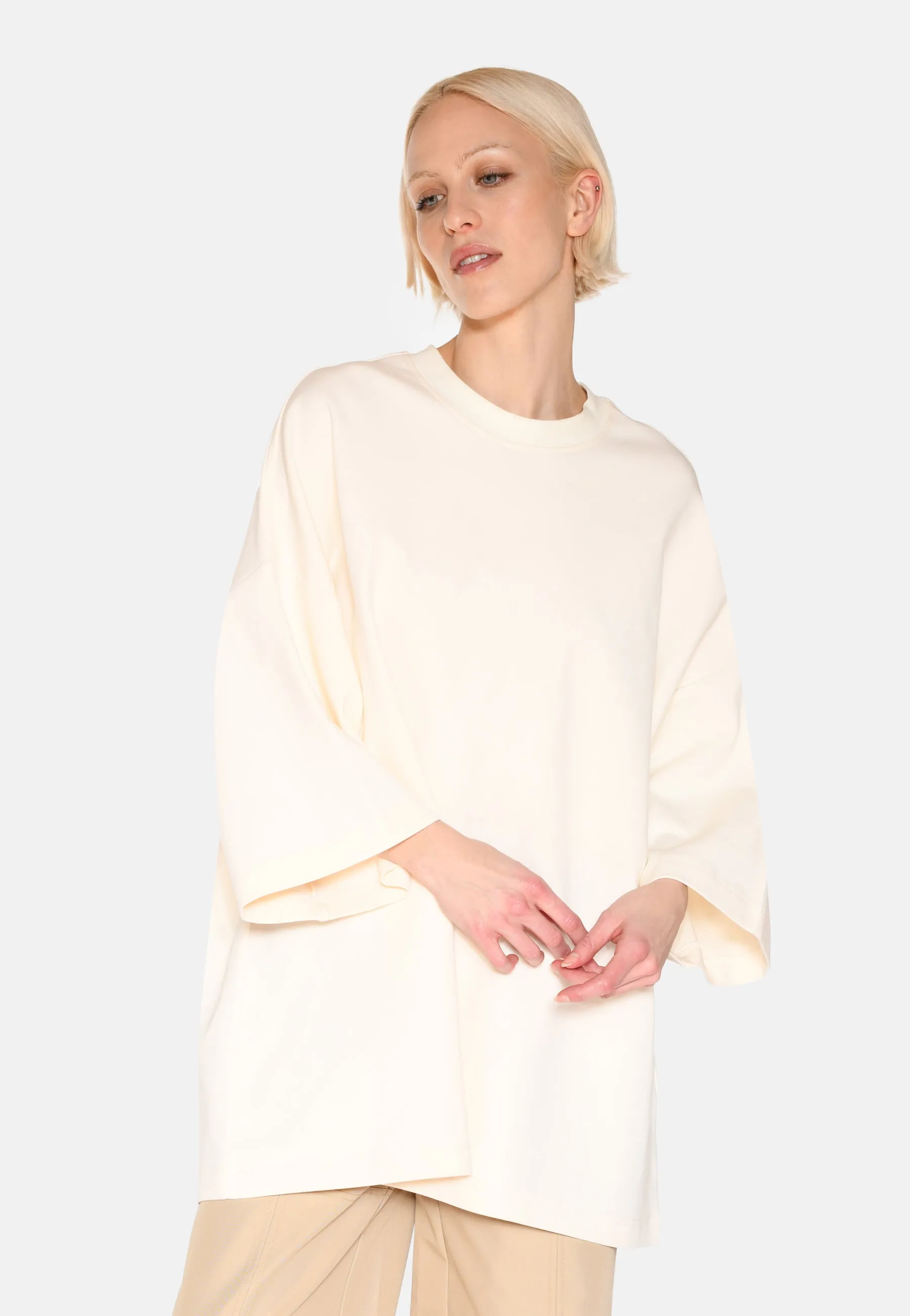 Norah oversized t-shirt 4157 - Coco Milk