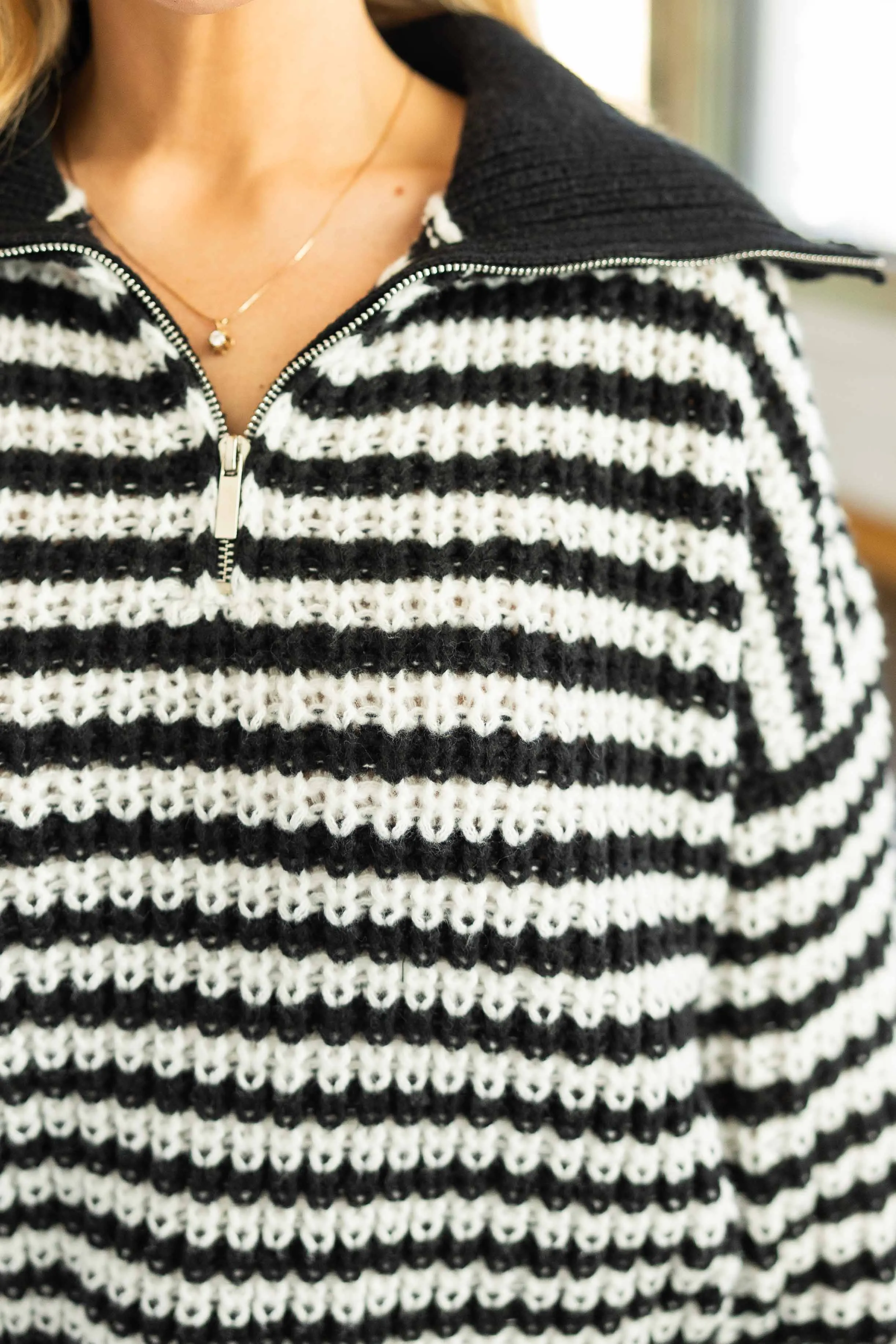 NORRIS COLLARED QUARTER ZIP PULLOVER