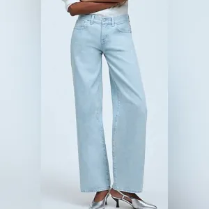 NWT Madewell Low-Rise Superwide-Leg Jeans