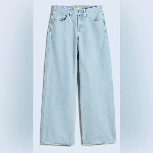 NWT Madewell Low-Rise Superwide-Leg Jeans