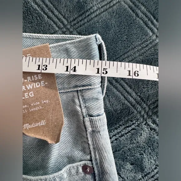 NWT Madewell Low-Rise Superwide-Leg Jeans