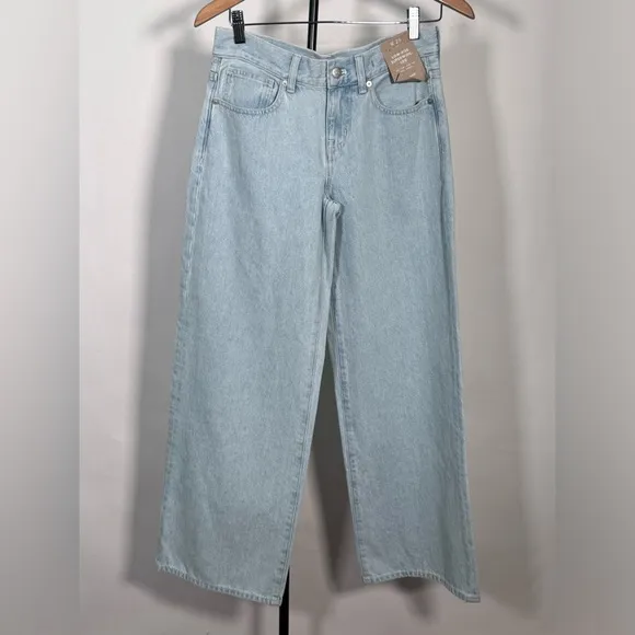 NWT Madewell Low-Rise Superwide-Leg Jeans