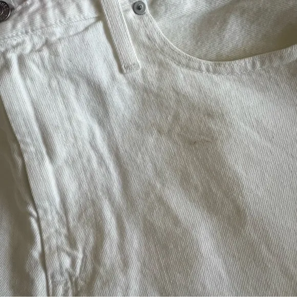 NWT Madewell The Perfect Jean Short in Tile White 32