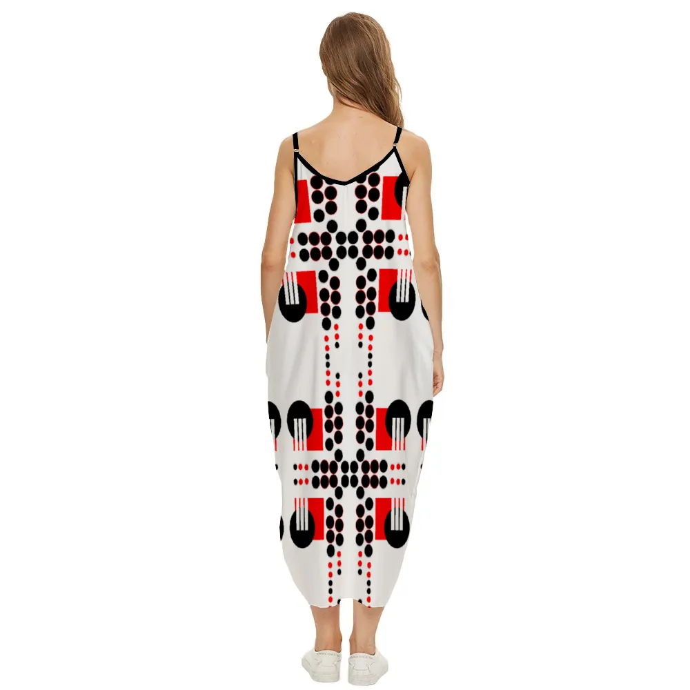 OD Custom Women's Loose Sleeveless Dress OBW