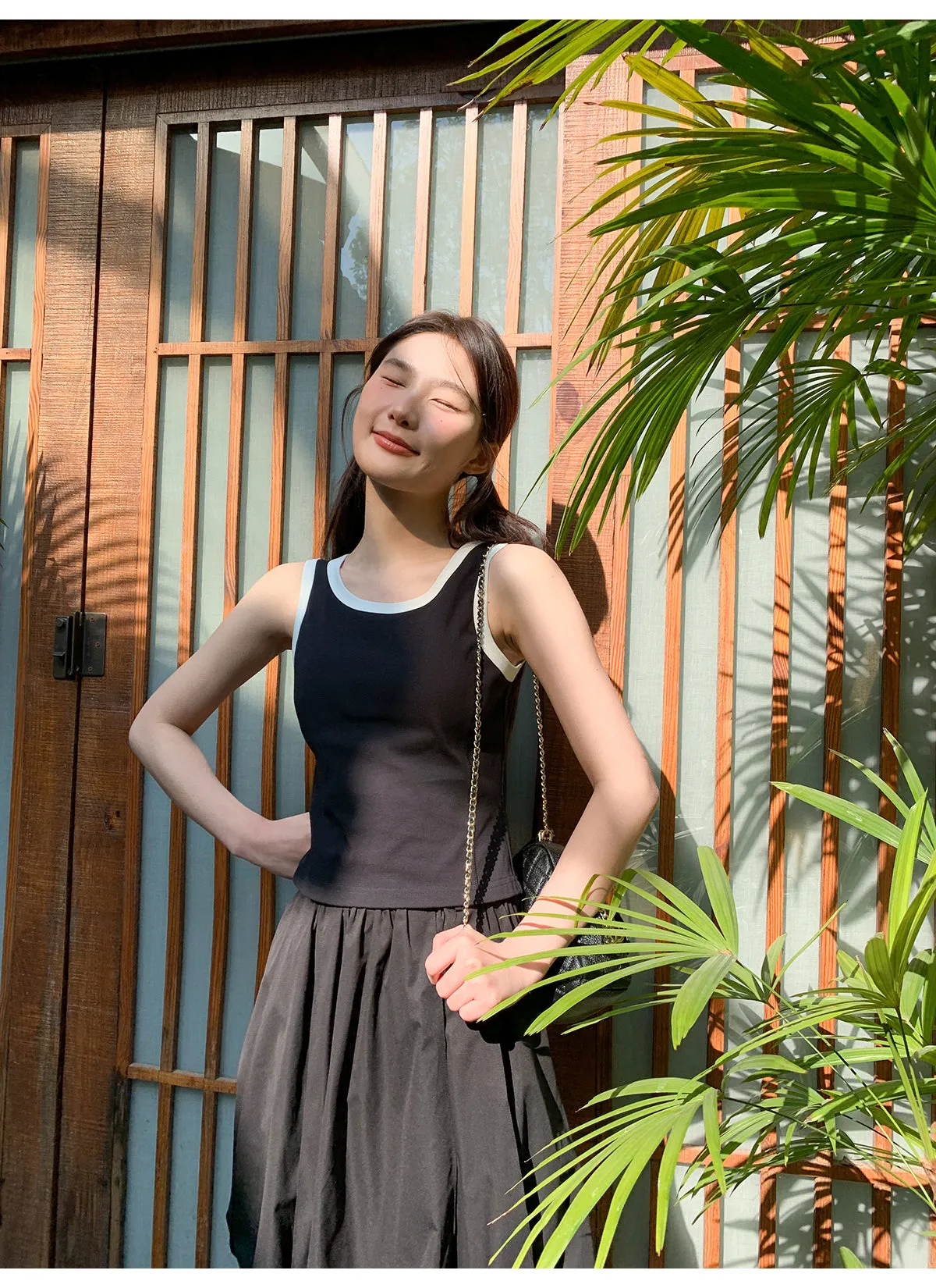 Organza bud skirt