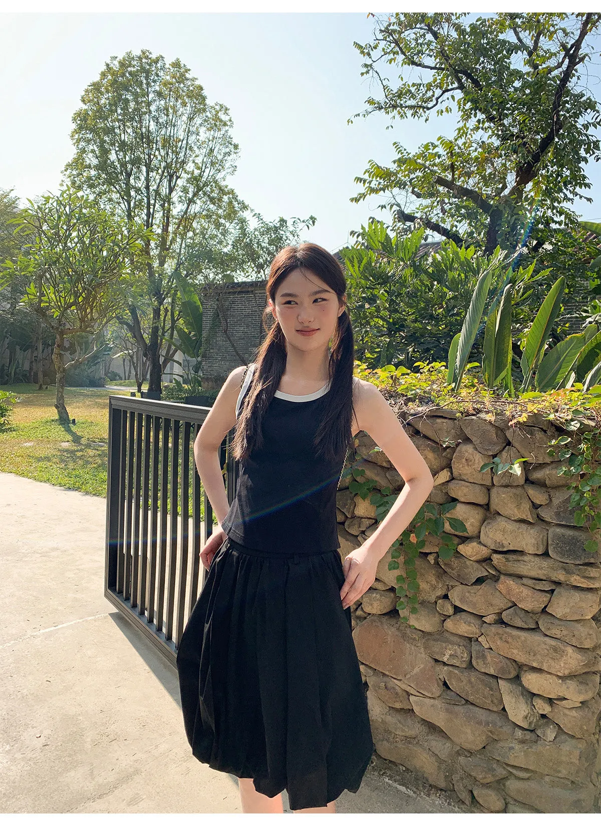Organza bud skirt