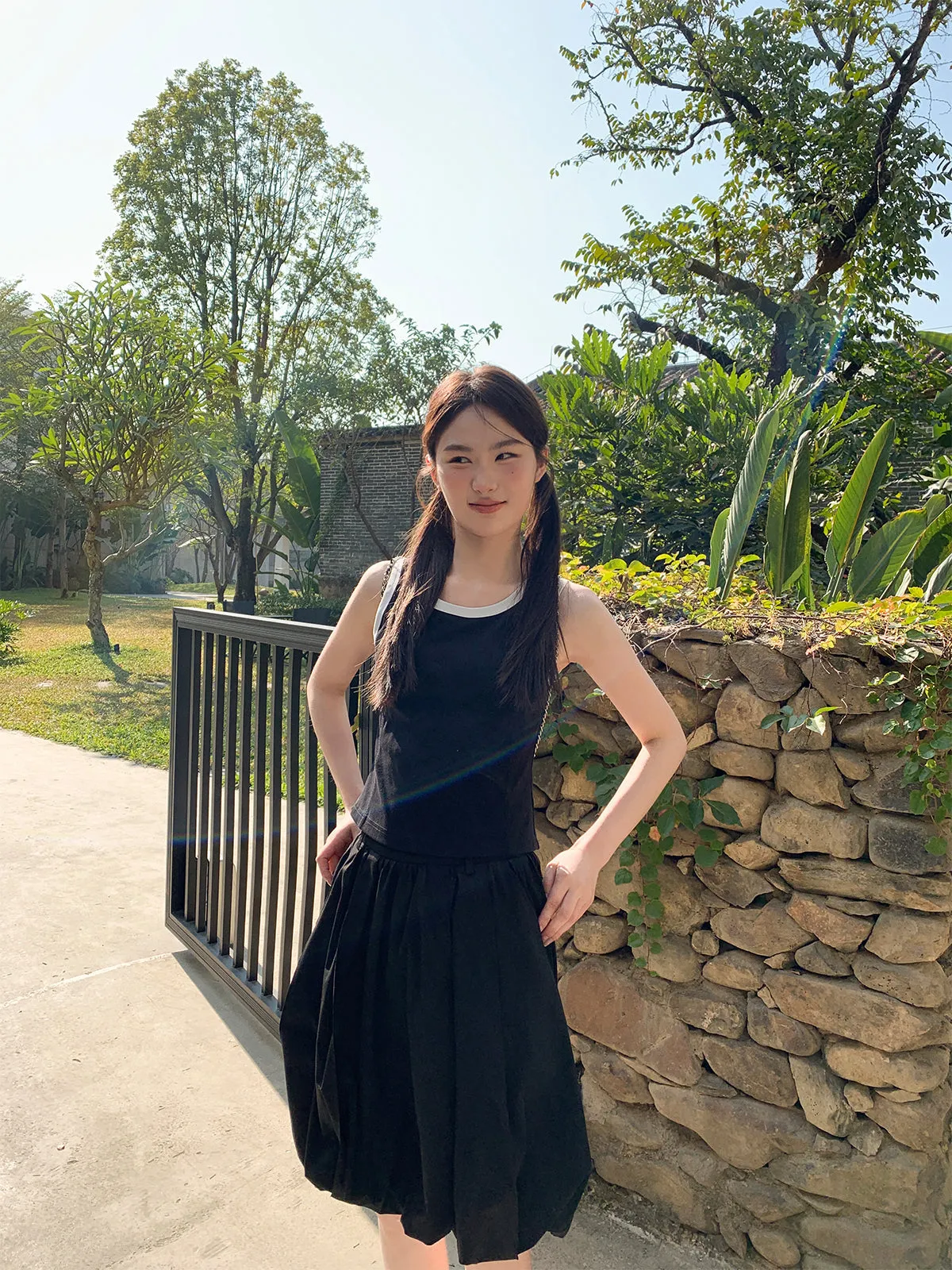 Organza bud skirt