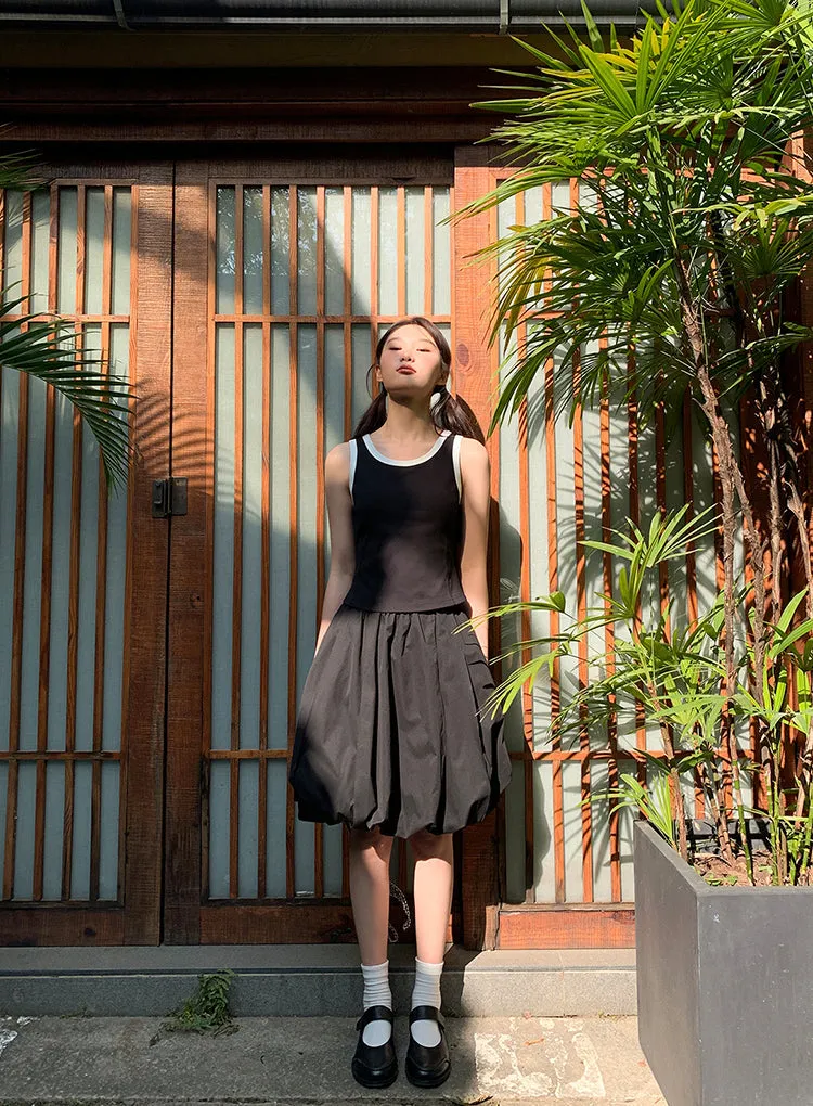 Organza bud skirt