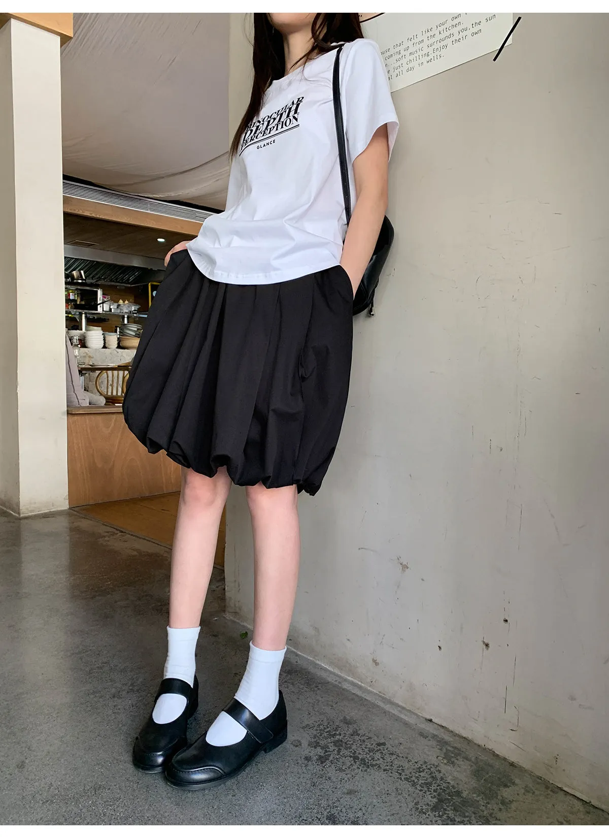 Organza bud skirt