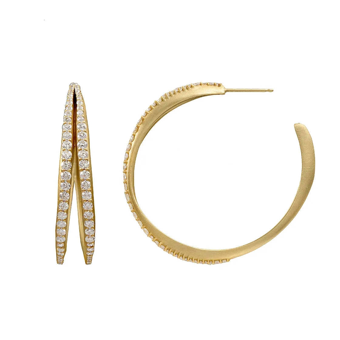 Oversized Anniversary Hoops